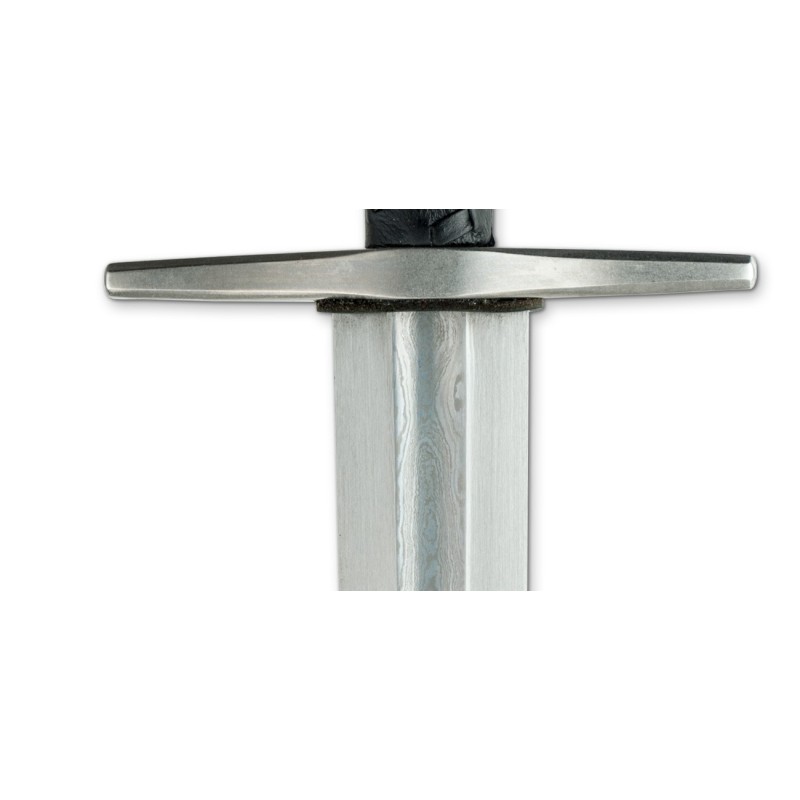 Enkelhandige Damascus Stalen Marshall Zwaard – Middeleeuwse Zwaarden Kopen Enkelhandige Damascus Stalen Marshall Zwaard – Middeleeuwse Zwaarden Kopen