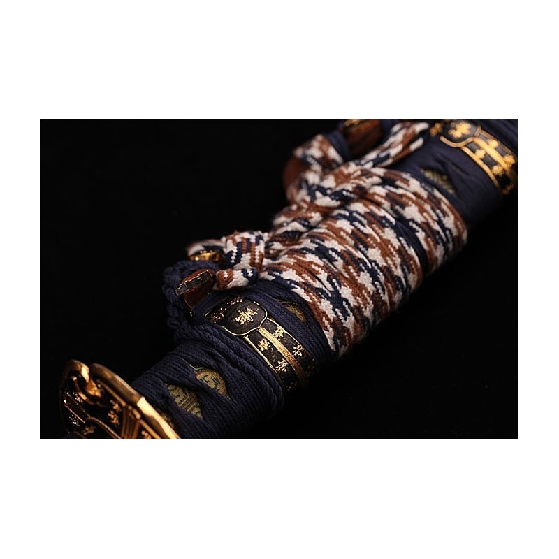 Huanuo Tamahagane Tachi Blue with Bo/Hi