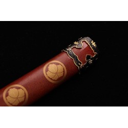 Huanuo Tamahagane Tachi Blue with Bo/Hi