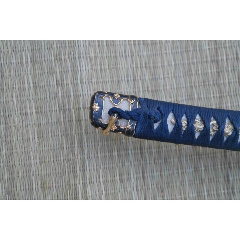 Huanuo Tamahagane Tachi Blue with Bo/Hi