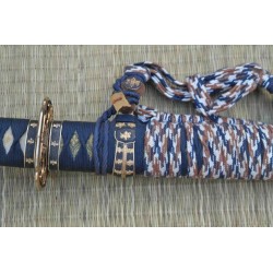 Huanuo Tamahagane Tachi Blue with Bo/Hi