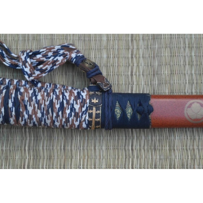 Huanuo Tamahagane Tachi Blue with Bo/Hi