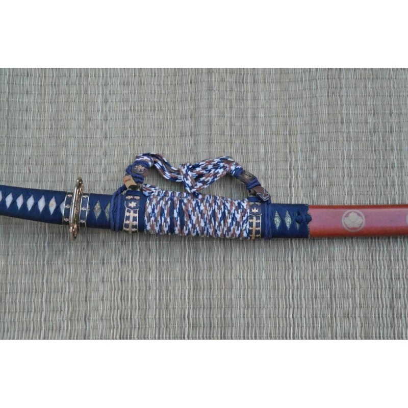 Huanuo Tamahagane Tachi Blue with Bo/Hi