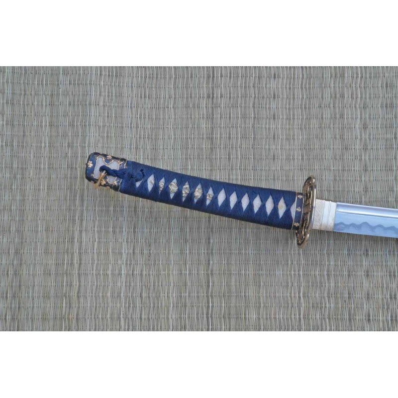 Huanuo Tamahagane Tachi Blue with Bo/Hi