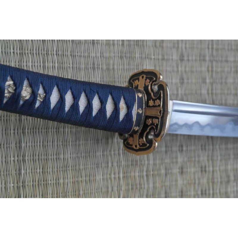 Huanuo Tamahagane Tachi Blue with Bo/Hi