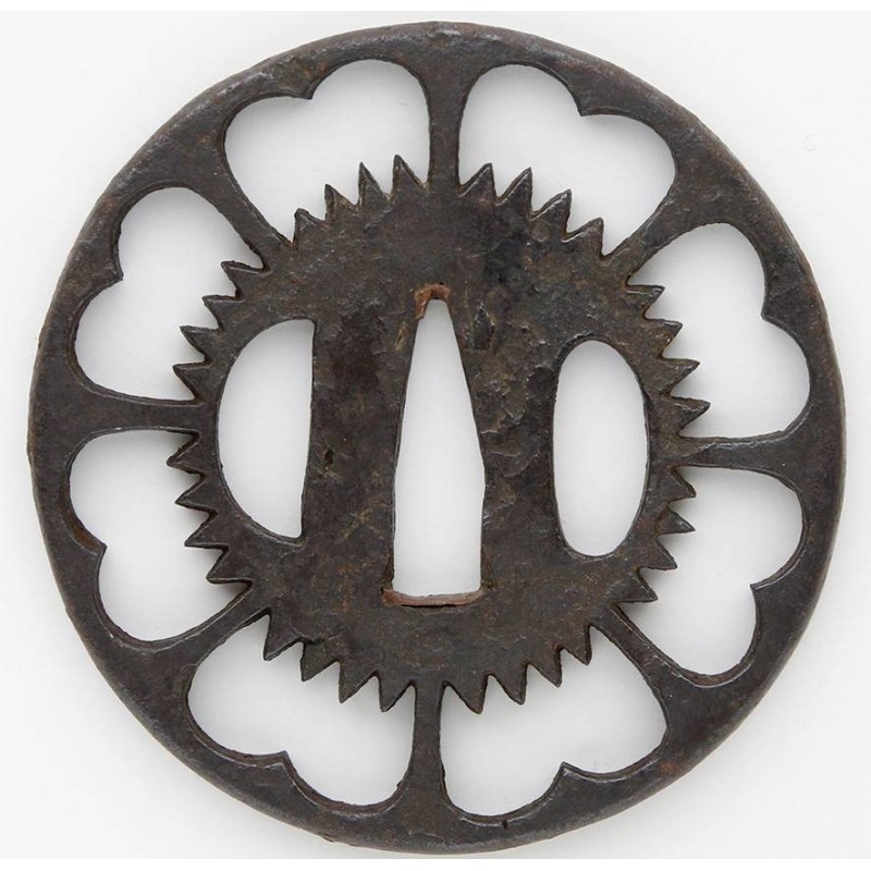 Kikka Gata Tsuba Kikka Gata Tsuba