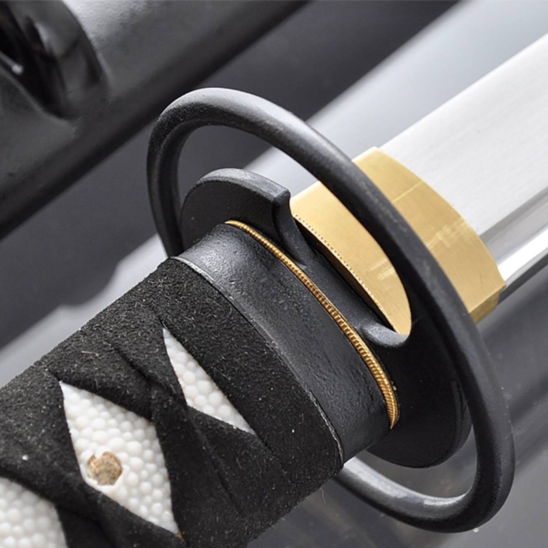 Maru Renshu Katana mit Bo-Hi - Paul Chen Samuraischwert - durchgehärteten Federstahl