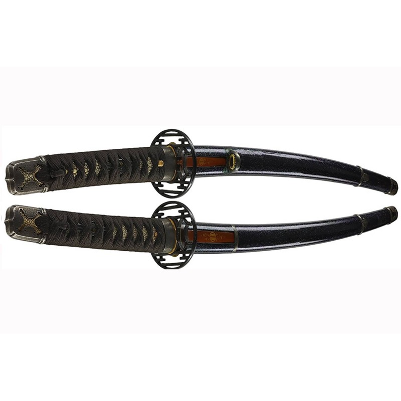 Harima Daijyo Fujiwara Shigetaka Tameshi Saidan Mei Wakizashi + NBTHK Hozon Harima Daijyo Fujiwara Shigetaka Tameshi Saidan Mei Wakizashi + NBTHK Hozon