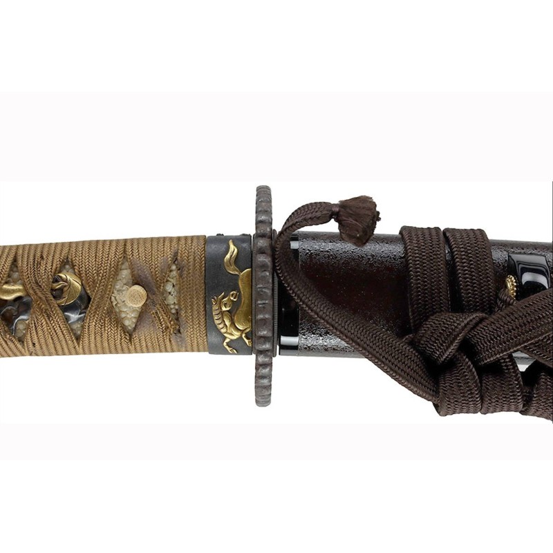 Kikumon Yamashiro Kami Fujiwara Nobutoshi Wakizashi + NBTHK Hozon Kikumon Yamashiro Kami Fujiwara Nobutoshi Wakizashi + NBTHK Hozon