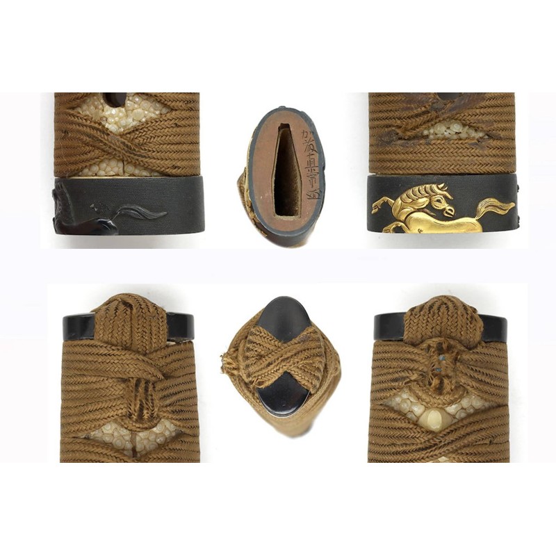 Kikumon Yamashiro Kami Fujiwara Nobutoshi Wakizashi + NBTHK Hozon Kikumon Yamashiro Kami Fujiwara Nobutoshi Wakizashi + NBTHK Hozon