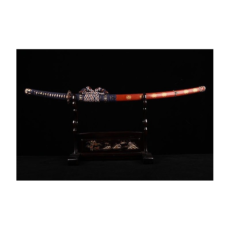 Huanuo Tamahagane Tachi Blue Huanuo Tamahagane Tachi Blue