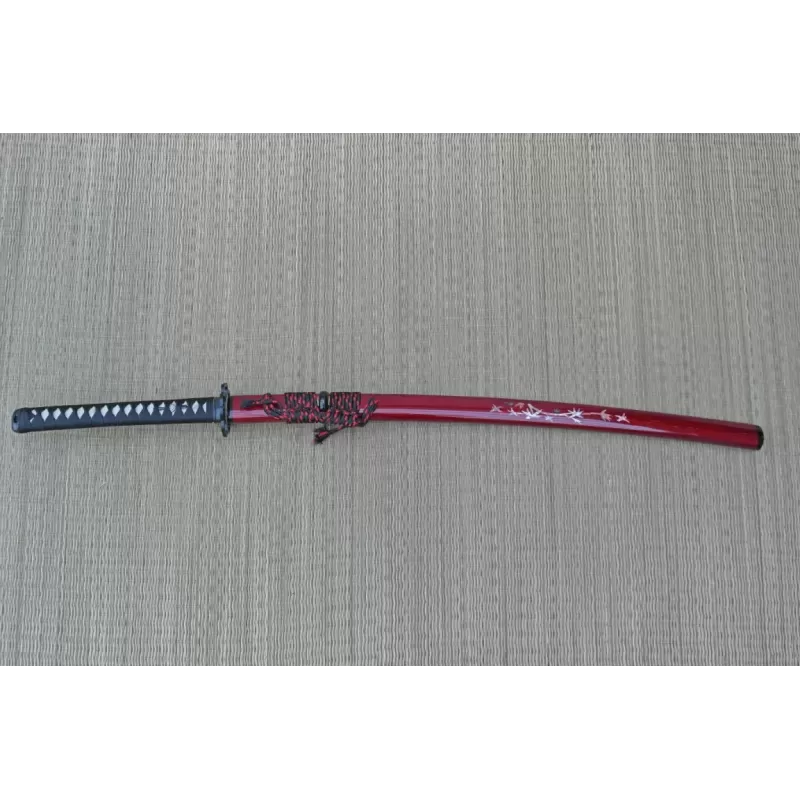 Sakura Damascus Katana – Japanisches Samurai Schwert