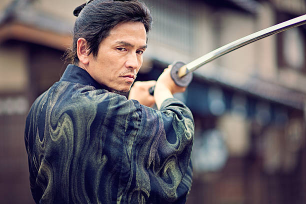 scherp samurai zwaard